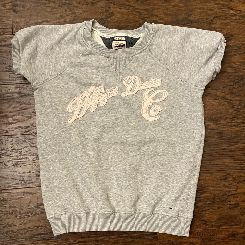 Tommy Hilfiger Heritage Denim Grey Sweatshirt XS